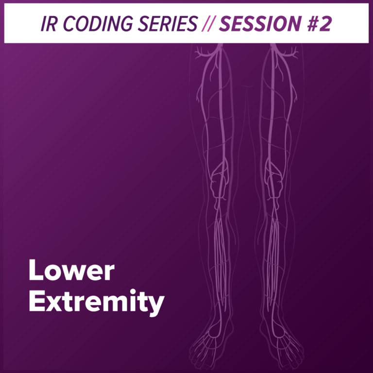 2026 IR Masterclass: Lower Extremity Interventional Radiology Coding ...
