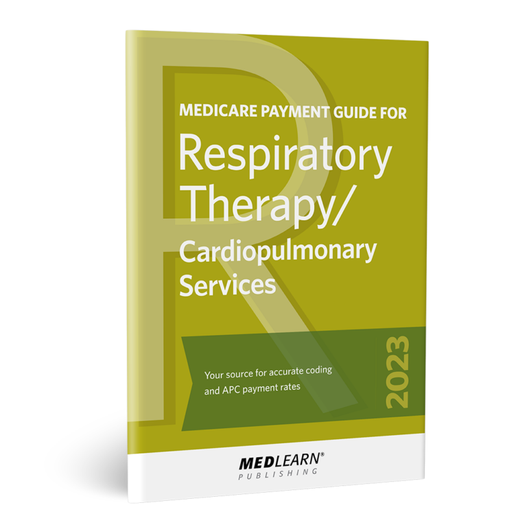 Coding Essentials for Respiratory Therapy/Pulmonary Function MedLearn Publishing