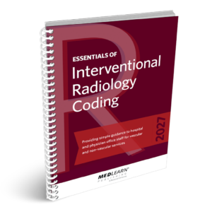 2027 Essentials of Interventional Radiology Coding